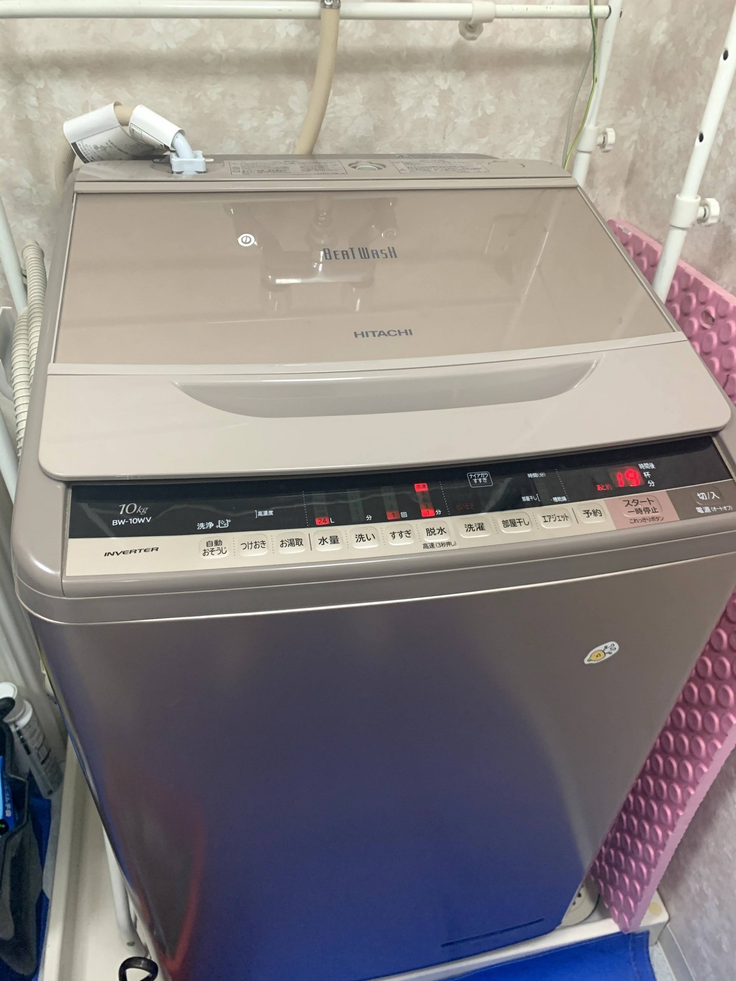 日立 HITACHI ビートウォッシュ BW-10WV 洗濯機完全分解洗浄@大井 